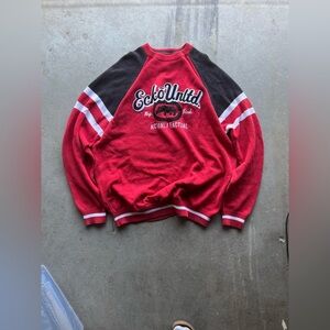 Ecko Unlimited Red and Black Men's Sweater